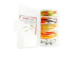 Jasu Tiera Jig Assortment 8 Cm 16 Pcs. + Jig Heads