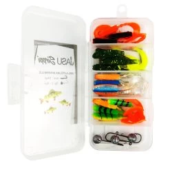 Jasu Sirppi Jig Assortment 5 Cm 16 Pcs. + Jig Heads