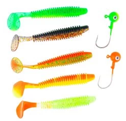 Fladen Jig Set Kuha M 15 Jigs + 5 Jig Heads