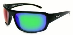 Aqua Pike Polarized Sunglasses, Mirror Green