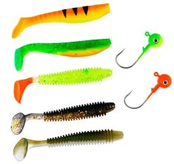 Fladen Jig Set Kuha L 20 Jigs + 5 Jig Heads