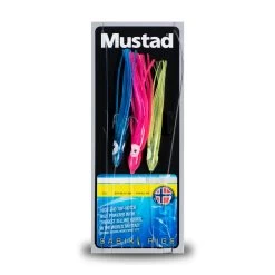 Mustad 3 Coloured Squid Rig