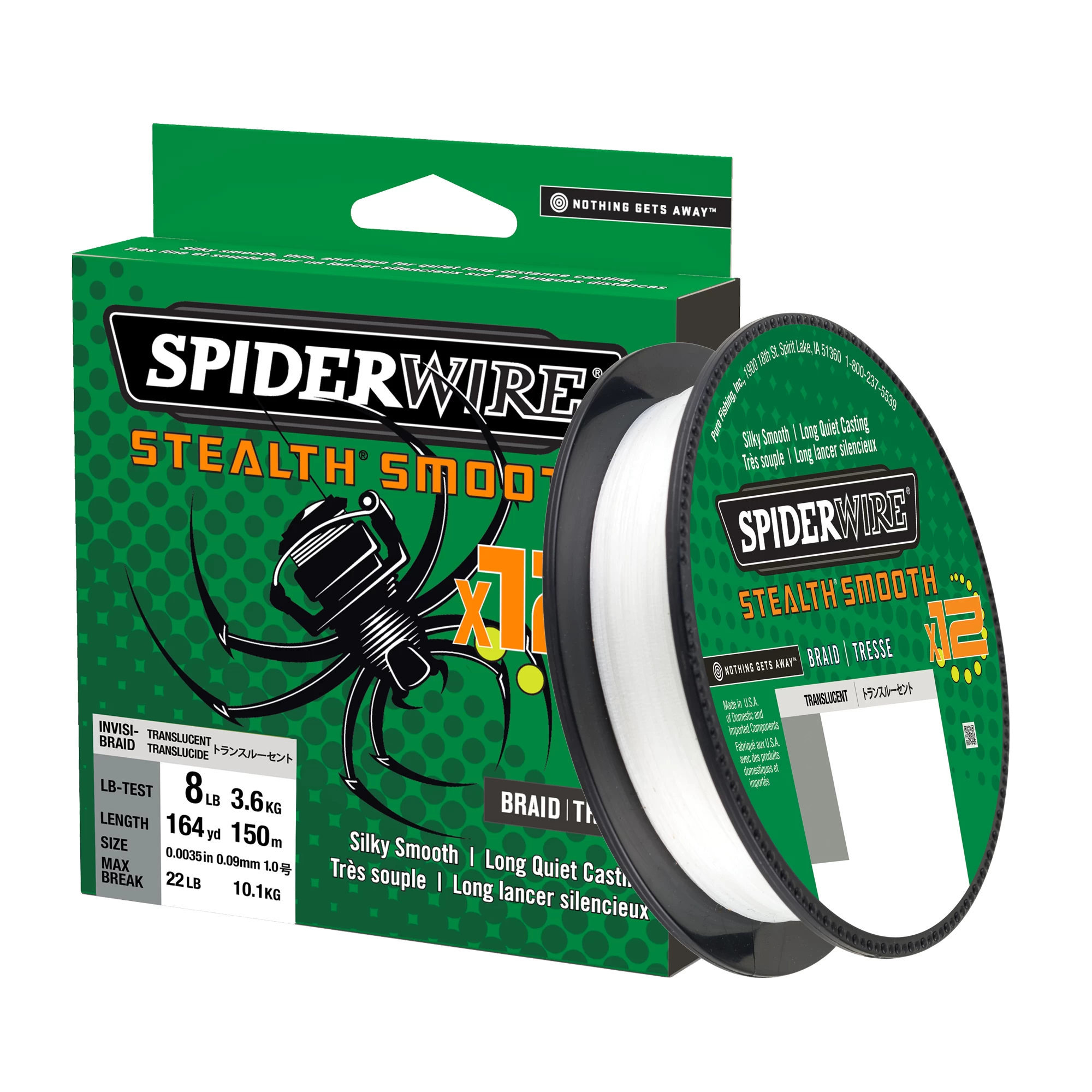 Spiderwire Smooth 12 White 150 M Braided Line 3 Spiderwire Smooth 12 White 150 M Braided Line