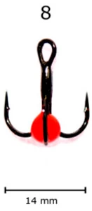 JASU Tripple Color Hook #8 2-pack