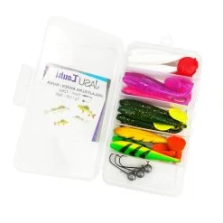 Jasu Louhi Jig Assortment 10 Cm 16 Pcs. + Jig Heads