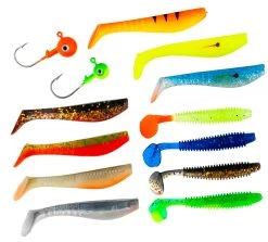 Fladen Jig Set Mega 44 Jigs + 6 Jig Heads
