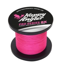 Happy Angler Pro Series 8X 1000 M Pink Braided Line