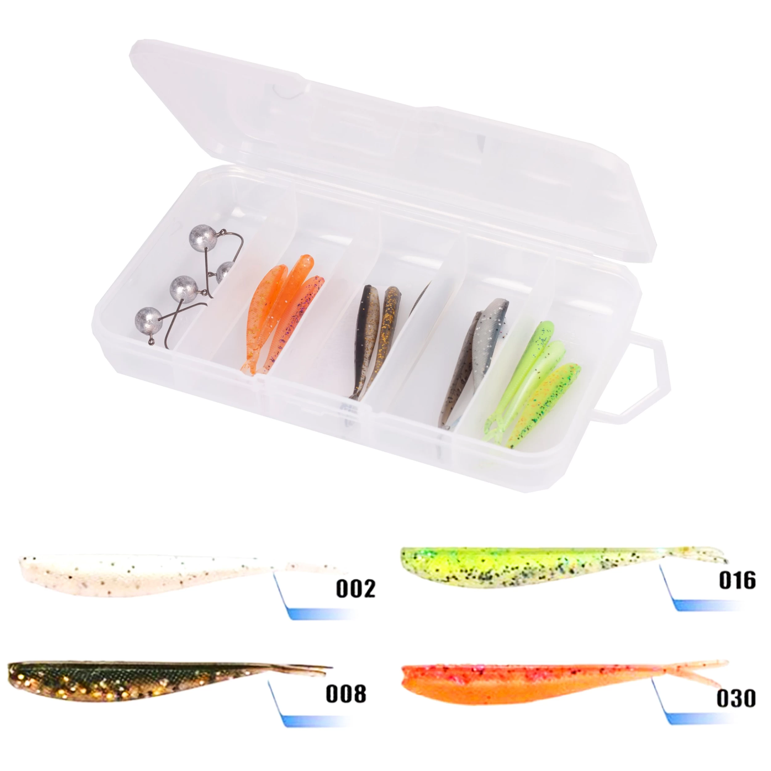 Veka Jig Set 5,5 Cm 1 (16 Jigs + 4 Jig Heads) 3 Veka Jig Set 5,5 Cm 1 (16 Jigs + 4 Jig Heads)