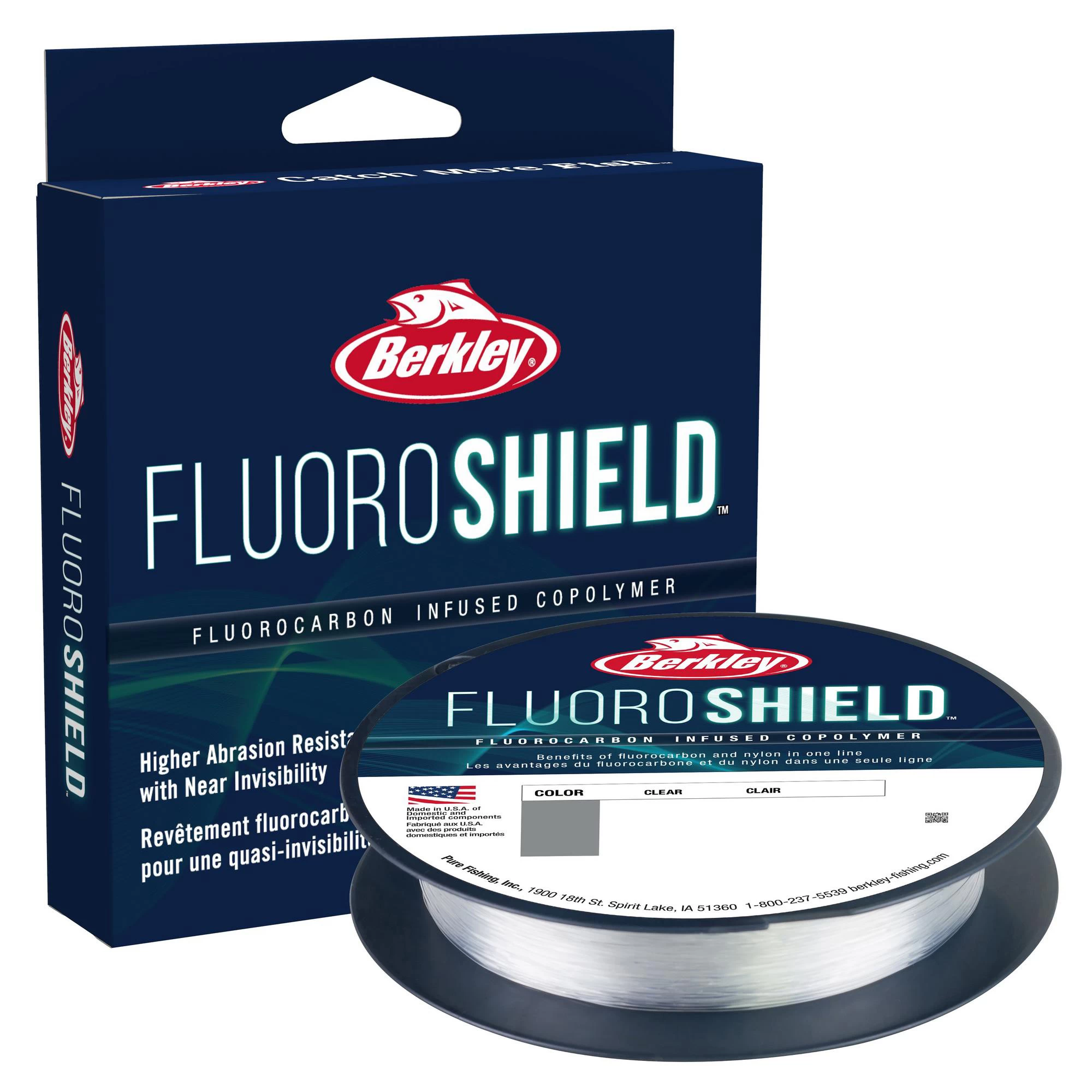 Berkley FluoroShield Clear 274 M Monofilament Line 3 Berkley FluoroShield Clear 274 M Monofilament Line