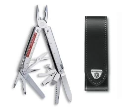Victorinox SwissTool X + Leather Case Multitool