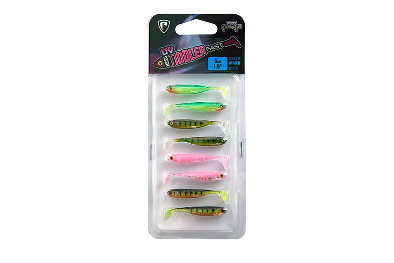 Fox Rage UV Micro Tiddler Fast 5 Cm Jig Assortment 8 Pcs. 3 Fox Rage UV Micro Tiddler Fast 5 Cm Jig Assortment 8 Pcs.