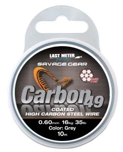 Savage Gear Carbon49 Coated Leader Material 10 M