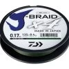 Daiwa J-Braid X4 Dark Green 1350 M Braided Line