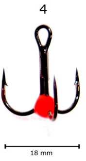 JASU Tripple Color Hook #4 2-pack