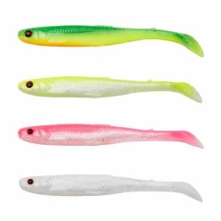 Savage Gear Slender Scoop Shad Dark Water Mix 9 Cm 4-pack