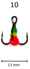JASU Tripple Color Hook #10 2-pack
