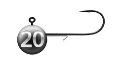K.P Baits Jig Head Round 20 G 3-Pack