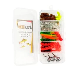 Jasu Ukko Jig Assortment 5 Cm 16 Pcs. + Jig Heads