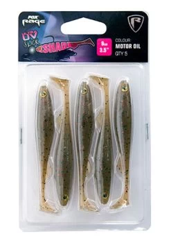 Fox Rage Slick Shad Ultra UV 9 Cm Jig 5-pack