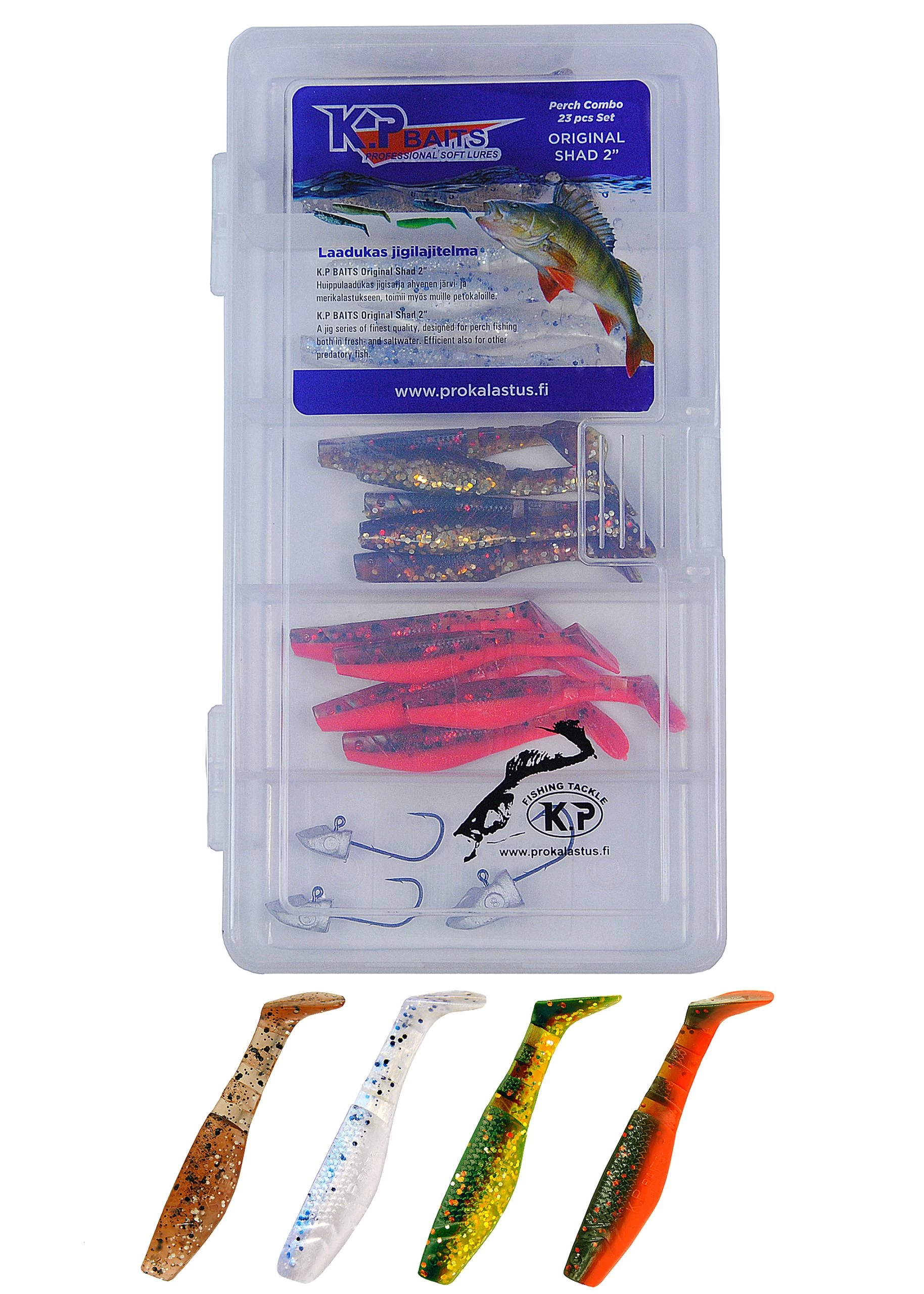 K.P Original Shad 2" Assortment, 20-Pack 3 K.P Original Shad 2" Assortment, 20-Pack