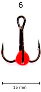 JASU Tripple Color Hook #6 2-pack