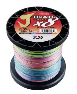 Daiwa J-Braid Grand X8 Multicolor 1500 M Braided Line