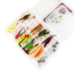 Jasu Tiera Jig Assortment 8 Cm 30 Pcs. + Jig Heads