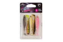 Fox Rage Slick Shad UV 9 Cm Jig Assortment 5 Pcs.